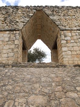 portal entrance of a mayan ruin