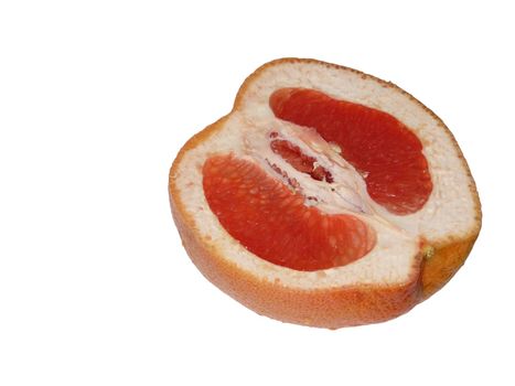 Grapefruit on the cutout background