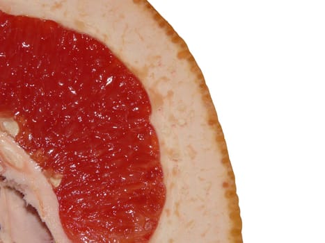 Grapefruit on the cutout background