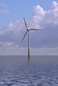 This image shows a wind generator