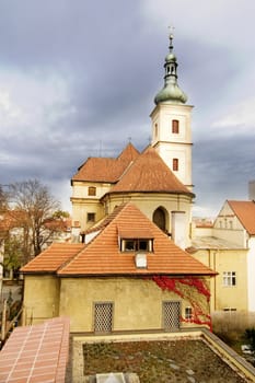 St. Nicolaus Church in the old town of Prague, Czech