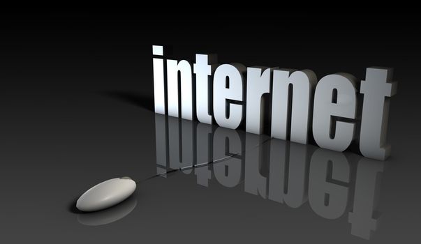Internet World Wide Web Abstract Tech Background