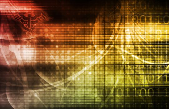 Futuristic Abstract as a Technology Background Art
