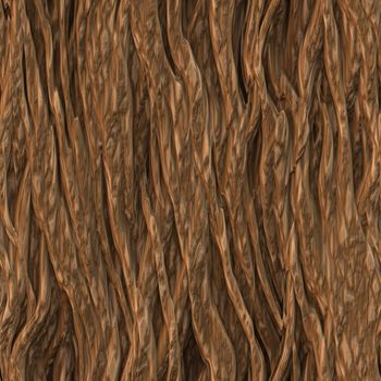 Seamless Tree Bark Wood Texture as Tileable