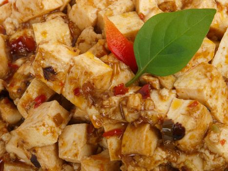 Fried Tofu in Sweet Chili Sauce