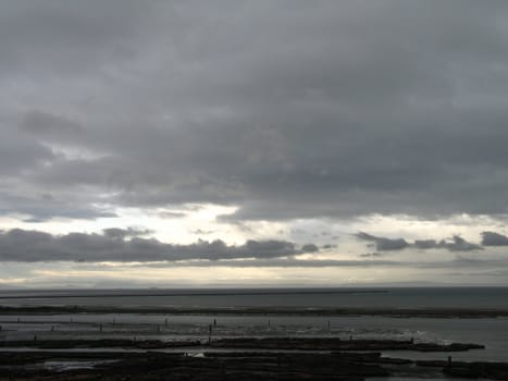 dark ocean view