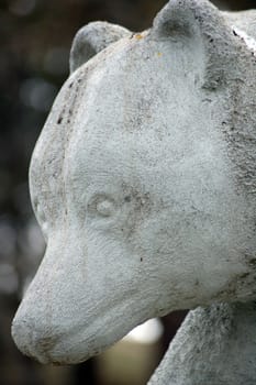 bear in stone