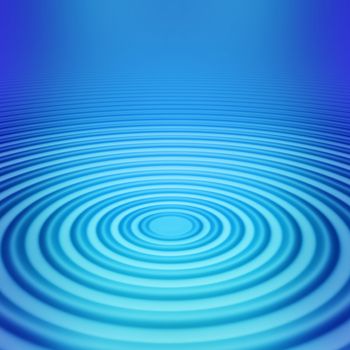 elegant big blue concentric ripples

