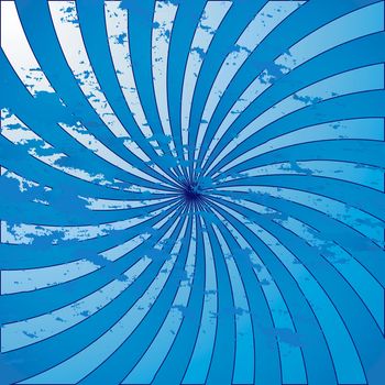  swirly blue grunge retro style sunburst
