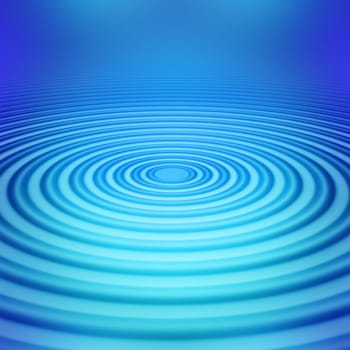 elegant big blue concentric ripples
