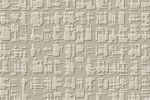 abstract hieroglyph style background