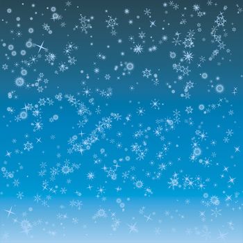 falling snowflakes winter background