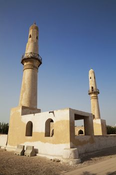 Image of the ancient Khamis mosque, Bahrain.
