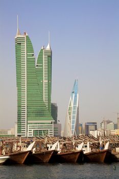 Image of the Financial Harbour, Manama, Bahrain.