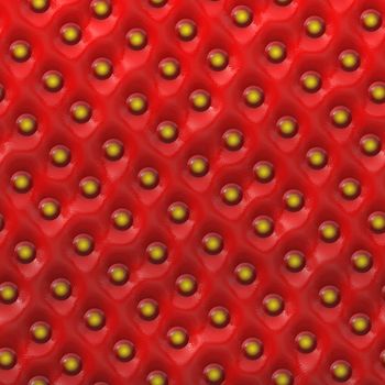 photorealistic render of strawberry texture for background

