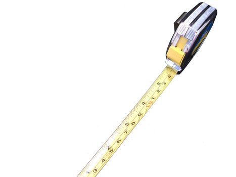 Yellow tape measurement tool