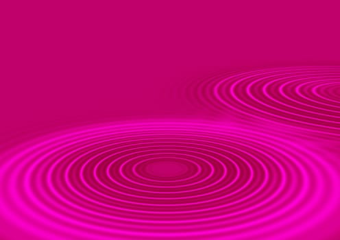 two elegant abstract pink ripples