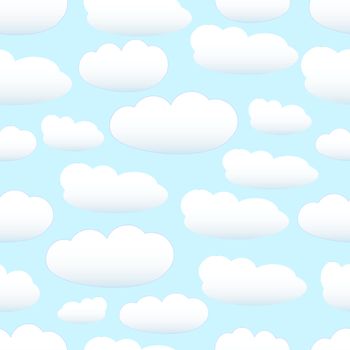 background seamless pastel clouds
