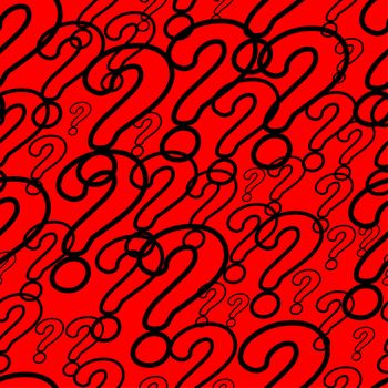 seamless question mark background pattern, conflict, question, solution concept