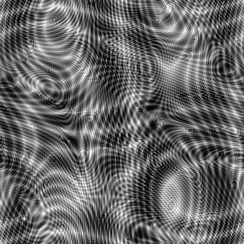 black and white retro moiree style pattern, tiles seamlessly