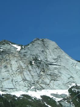 rocky mountain top view