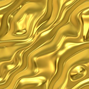 elegant golden satin or silk background, very smooth and will tile seamlessly as a pattern