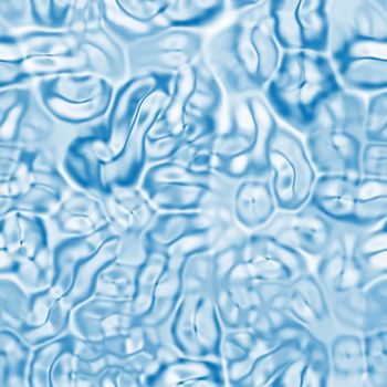 abstract blue cell or bacteria  background, will tile seamlessly as a pattern