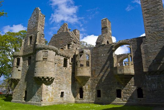 Earl's Palace in Kirkwall on Orkney, Scotland