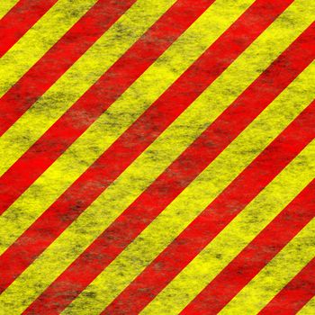 diagonal red and yellow warning / hazard stripes background, will tile seamlessly as a pattern
