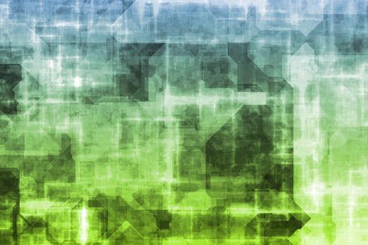 Cyber Business System Data Abstract Background Wallpaper