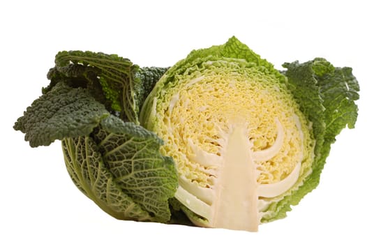 half a savoy cabbage
