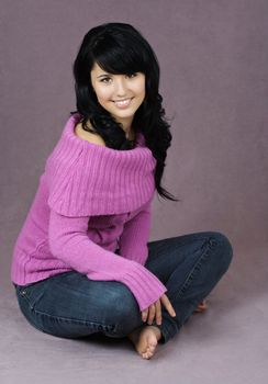 beautiful young woman portrait