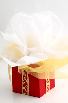red christmas gift box