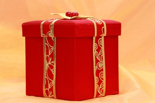 red christmas gift box