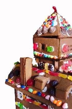 Ginger bread house detail.