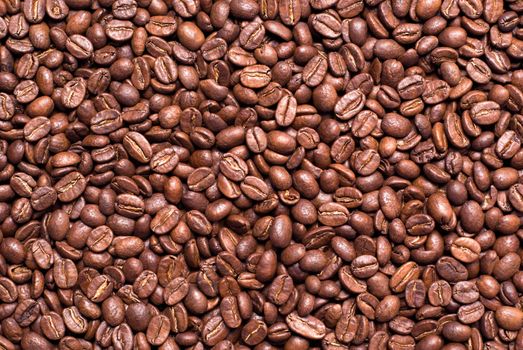 Coffee beans background.