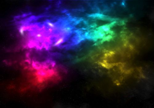 abstract space nebula illustration