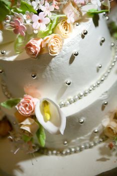 cake of bride and groom