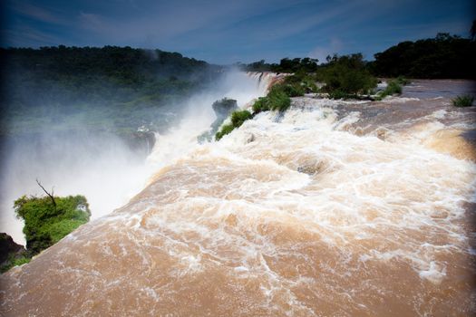 waterfall in Misiones, provincia Argentina