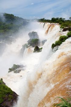 waterfall in Misiones, provincia Argentina
