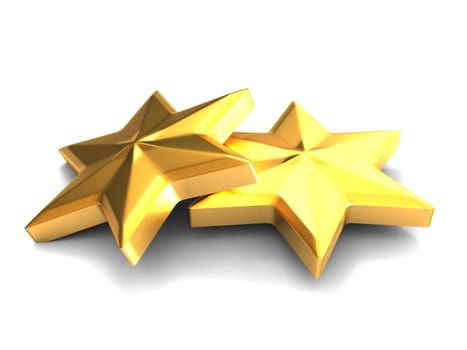 three dimensional isolated golden stars
