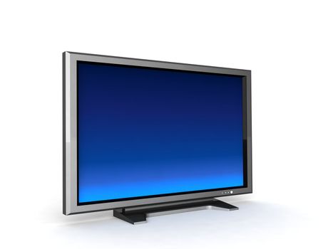 three dimensional isolated lcd television