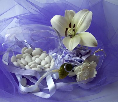 material to make favors for weddings, communions and baptisms