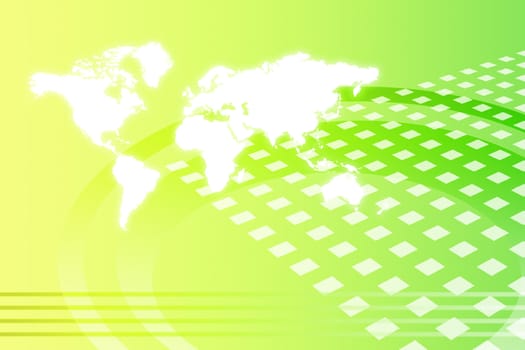 Corporate Worldwide Growth Abstract Background With Map