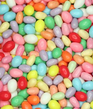 plenty colourful candy eggs as a texture