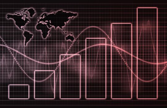 A Global Business Abstract Background Art Texture