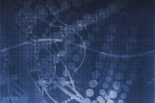 Medical and Science Futuristic Technology Abstract Background