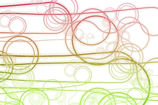 A Curve Vegetation Winding Vines Abstract Background