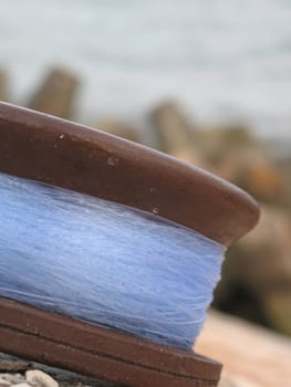 fishing line close-up