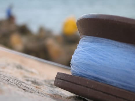fishing line close-up